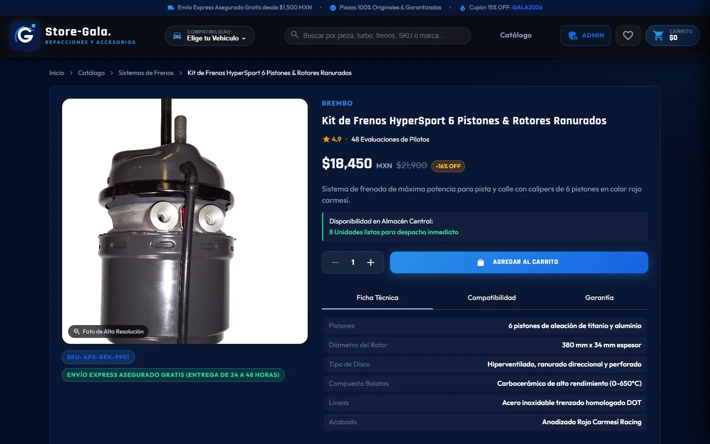 Ficha de producto